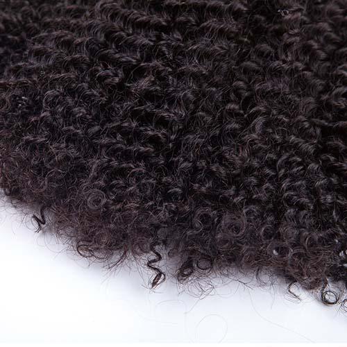 Armadura natural del cabello humano rizado del enredo de las extensiones mongoles libres reales del pelo