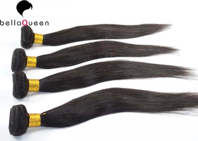 Trama libre 95-105g del cabello humano del enredo recto negro natural suave