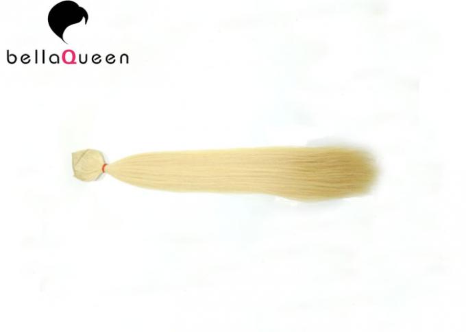 Clip rubio de oro 100g 613 rectos en la extensión del cabello humano con color puro