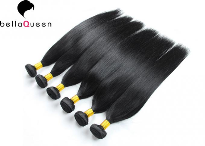 Las extensiones brasileñas del pelo de la Virgen natural 1 cabello humano sin procesar del color de B lían