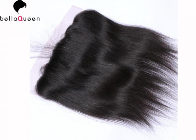 Extensión sedosa natural india del pelo recto de las pelucas de cordón del cabello humano del pelo 13 x 4