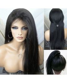 China Densidad natural recta de la peluca el 180% del frente del cordón del cabello humano de la Virgen del premio del negro el 100% con los paquetes proveedor