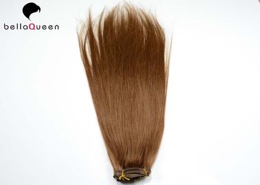 China Clip en la extensión del pelo, cabello humano recto coloreado de Remy del brasilen@o de la armadura proveedor