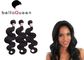 Enrede el grado natural libre 7A de las extensiones del cabello humano del negro 100 para las mujeres proveedor