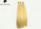 Extensiones planas rubias de oro duraderas del pelo de la extremidad 613# con la conclusión completa proveedor