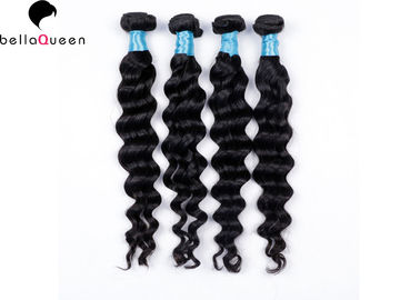 Las pelucas sin procesar 4 del pelo de la Virgen del grado 7A lían flojamente la onda profunda para las mujeres negras