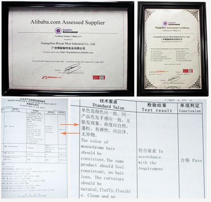 Cabello humano sin procesar birmano natural negro de la Virgen del color el barato 100% en ondulado