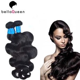 Porcelana Extensión completa del cabello humano del grado 7a de Cuticel, onda natural del cuerpo negro proveedor