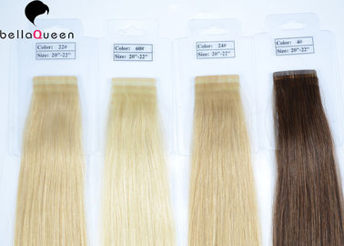 China Extensión recta 100% del pelo de la cinta del cabello humano sin procesar largo de la Virgen proveedor