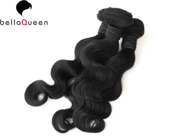 China El tejer natural del pelo de la onda del cuerpo de las extensiones del cabello humano de la Virgen del pelo del negro 6A Remy proveedor