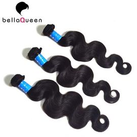 Extensión completa del cabello humano del grado 7a de Cuticel, onda natural del cuerpo negro proveedor